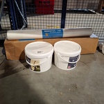 Renovlies 150 gram + lijm 10 liter, Wit