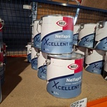 6 x 2,5 liter Aqua primer satin, NELF, Wit