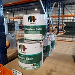 4 x 2,5 liter Caparol Trimaxx Satin, RAL 9001