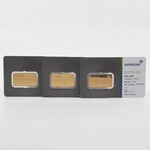 3x Goudbaar, 10 gram, Umicore