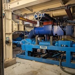 Hydraulische slibpomp incl vulschroef + aantal onderdelen, Abel, SHF 2