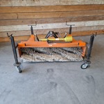 Veegmachine voor front bediening op zitmaaier, Kersten, FKM1475, Oranj