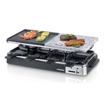 Melissa Raclette grill met halve steen Zwart