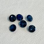 Saffier – Mooie rond geslepen natuurlijke saffieren 1.04 carat