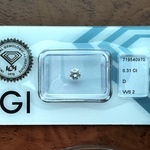 Diamant – 0.31 carat natuurlijke Starcut Briljant geslepen diamant (ge