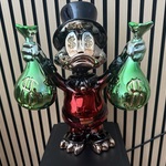 Dagobert Duck beeld, Lior24, Licht rood met groen