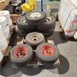 Ca. 10x Wielen op stalen velg