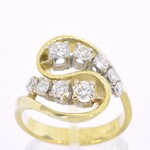Gouden ring met diamanten