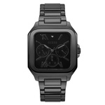 Guess Heren Horloge  tweekleurige armband  42mm