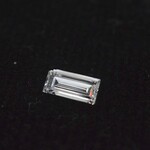 Diamant – 0.23 carat natuurlijke baguette geslepen diamant (gecertific