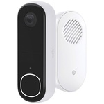Arlo 2K draadloze video Deurbel met camera & gong Wit