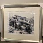 Mooie BMW zeefdruk van de bekende kunstenaar Eric Jan Kremer
