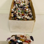 Ca. 5 kilo Trommelstenen mix XS