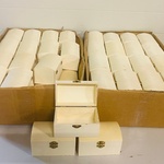 Ca. 64x Houten schatkistjes