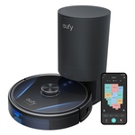 Eufy RoboVac LR30 Hybrid+ Robotstofzuiger en dweil Zwart