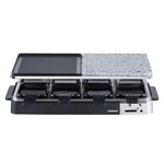 Melissa Raclette grill met halve steen Zwart