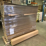Ca. 250x Stuks lange verzenddozen dubbelgolf, bruin