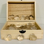 Ca. 50x Bergkristal hartjes