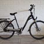 Elektrische fiets / E-bike, Flyer, Middenmotor, Zwart