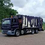 Vuilniswagen, DAF, FAN CF75.250 achterlader, 2010