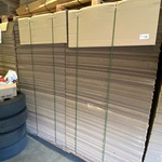Ca. 150x Grote verzenddozen 100x100x40cm dubbelgolf, bruin