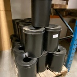 Ca. 21x Vlam dovende afvalbakken 15 liter rond