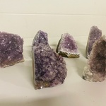 6x Amethist druse