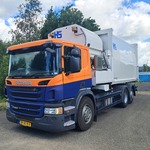 Vuilniswagen met zijlader, Scania, P 280 Euro 6 HS, 2014