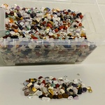 Ca. 5 kilo Trommelstenen mix chips