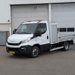 Bedrijfsauto met laadkraan en kipperbak, Iveco, 50C17, 2015