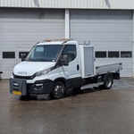 Bedrijfsauto met laadkraan en kipperbak, Iveco, 50C17, 2015