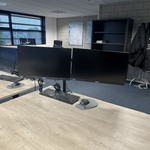 Monitorsteun met 2x monitor, Philips, 245B