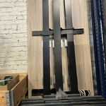 3x Bureautafel 235×100 cm