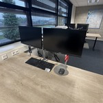 Monitorsteun met 2x monitor, Philips, 245B