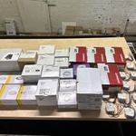Partij elektronica w.o. led spots, W.o. SLV, Lumiance, Klemco, Opple