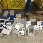 23x Installatiemateriaal w.o. inbouwdimmer, W.o. ABB, Busch-Jaeger