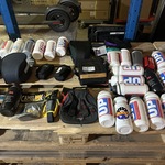 Partij fietsaccessoires w.o. bidons, fietstasje, W.o. AGU, Camelbak