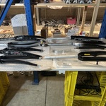 8x Carbon/aluminium voorvork