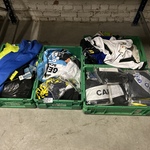 4x Inhoud krat fietskleding, W.o. Sportful, Vermarc