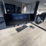 Monitorsteun met 2x monitor, Philips, 245B