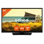 Lenco LED2423BK  24 LED Televisie met 12V Adapter  Zwart