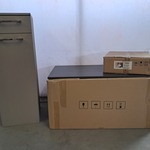 Partij badkamermeubels, Grey oak