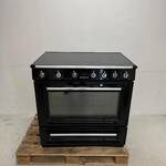 Fornuis Smeg, inductie , zwart