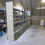 Metalen magazijnstelling Dexion, breedvakstelling