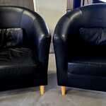 2x Fauteuil, Ikea, Tullsta, Zwart