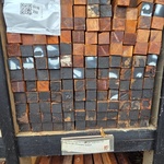 Ca. 144x Hardhouten piketten
