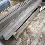 7x Betonpalen antraciet stampbeton, Woodvision