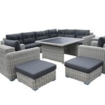 Loungeset Vonato, Lorica, lichtgrijs