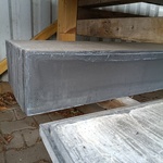 Ca. 14x Betonplaat antraciet, Berton