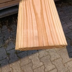 Ca. 31x Douglas blokhutprofiel 500 cm lang, blank